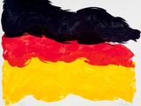 an image of a painting of a german flag on a white background