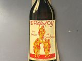 a bottle of wine that is sitting on a table