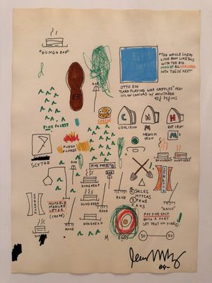 an image of a piece of paper with drawings on it