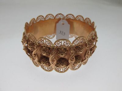 a close up of a bracelet with a price tag on it