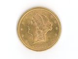 an image of a gold coin on a white surface