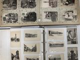un livre ouvert avec des images de personnes et d'animaux