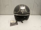 a helmet that is sitting on a table