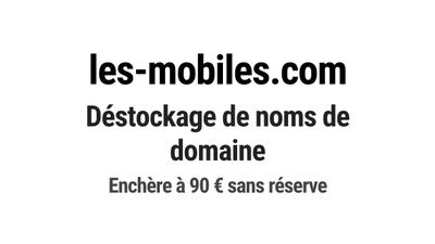 Nom de domaine les-mobiles.com.