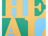 an image of a yellow and green poster with the word hib ah
