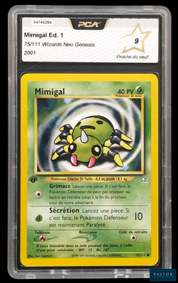 gros plan d'une carte pokemon sur fond noir