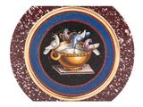 a picture of a picture of a bowl with birds in it
