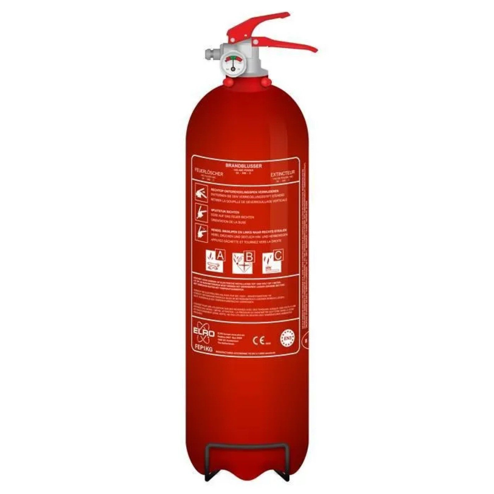 10798-273 / Extincteur à poudre - ELRO - FEP1KG - 1 kg - Cla…