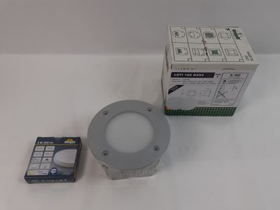 FUMAGALLI - Ce luminaire extérieur encastré Leti 100 en gris…