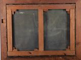a picture of an old window with a glass pane
