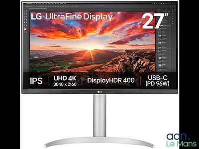Écran LG UltraFine, moniteur panoramique de 27 pouces