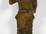 a statue of a man with a hat on it ' s head