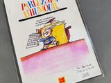an image of a cartoon book with a picture of a man playing a piano