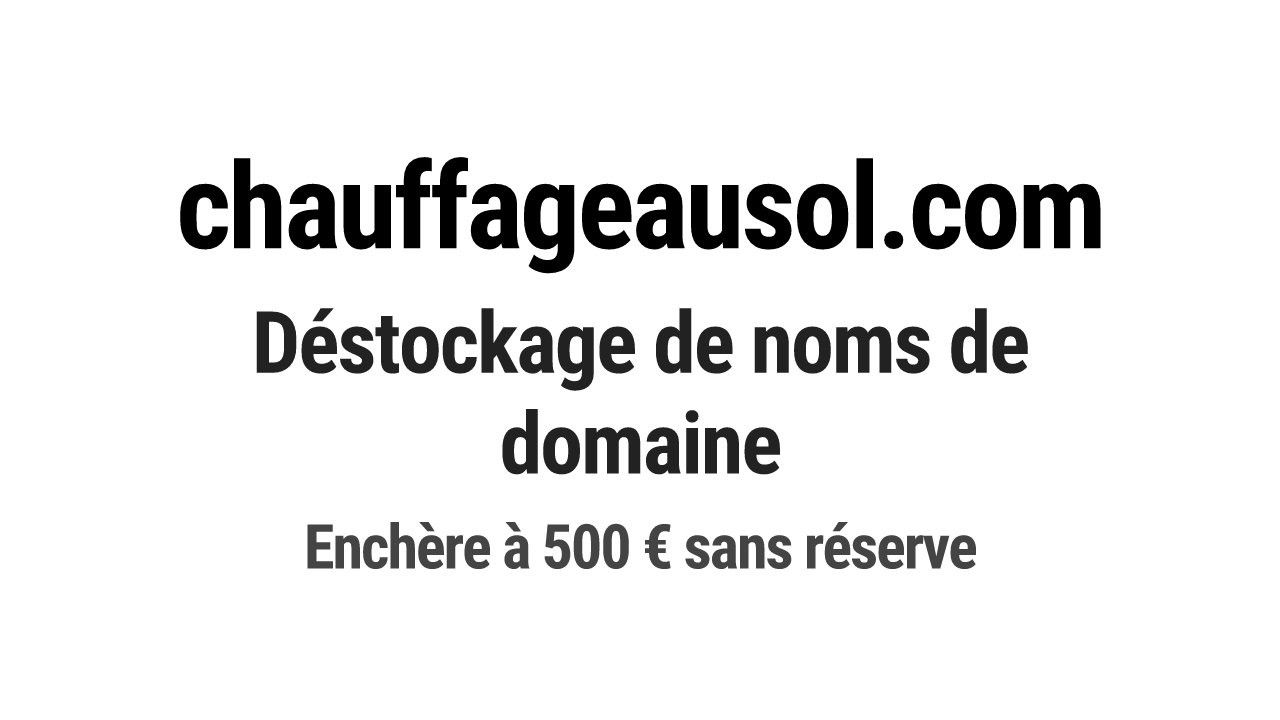 Destockage & Invendus