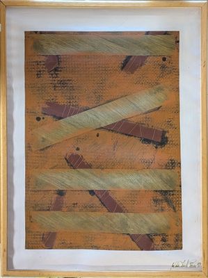 José Luis ZORRILLA PIZARRO Composition aux lignes, 1988
