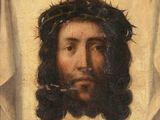 une image représentant un tableau de Jésus portant une couronne d'épines sur la tête