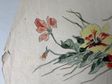 a picture of a painting of flowers on a piece of paper