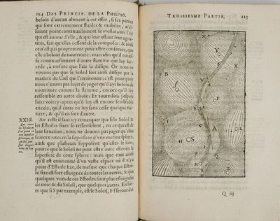 un livre ouvert sur lequel figure l'image d'une carte