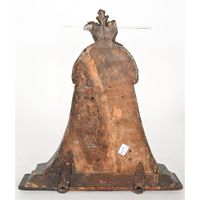 CONSOLE D’APPLIQUE REGENCE en bois sculpté et patiné à motif… (photo 2)