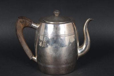 Grande théière "tonneau". De forme ovoïde, avec un bec en ''… - Photo 1