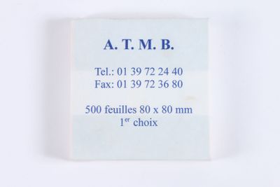 PAS D'ENCHERES LIVE - FRAIS 5% HT. Paquet de 20 carnets de 20 feuilles