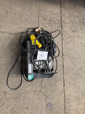 a bunch of wires that are laying on the ground