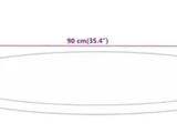 dimensions of a round toilet seat in a white bathroom