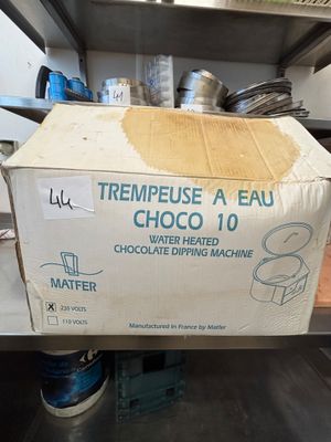Trempeuse à eau chocolat