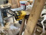 a picture of a workbench in a woodworking shop