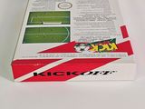 a box with a soccer ball inside of it on a table