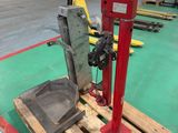 an image of a pallet with a machine on it in a warehouse