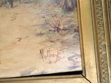a picture of a painting on the wall of a room