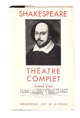 a book with a picture of shakespeare on the cover