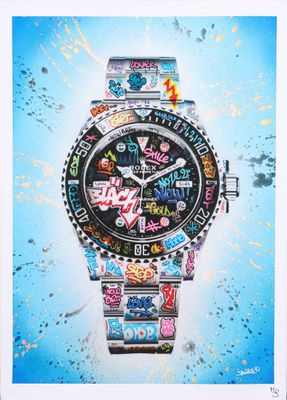 Maxime BLACHERE (né en 1980) Rolex - 2024 Sérigraphie en cou…