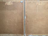 two open cardboard boxes sitting on a table