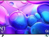 a close up of a flat screen tv on a white background
