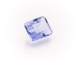 a blue sapphire stone on a white background
