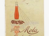 an image of a notebook with a drawing of a lighthouse on it