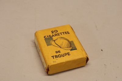 a box of cigarettes sitting on a table