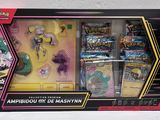 une boîte de cartes Pokémon qui se trouvent dans la boîte