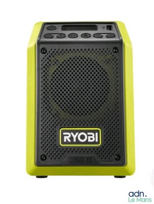Mini-enceinte Ryob avec Bluetooth et microphone intégré