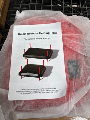 a package of smart broder heating plates sitting on a table