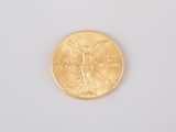 an image of a gold coin on a white surface