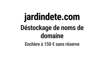 Nom de domaine jardindete.com. Catégorie: Écologie et enviro…