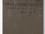 a piece of paper with writing on it on the wall