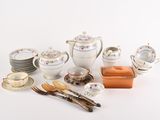 many different types of tea and coffee cups and saucers
