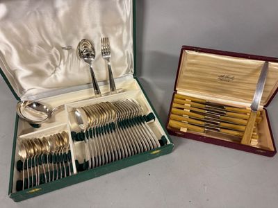 a box with a set of silverware in it