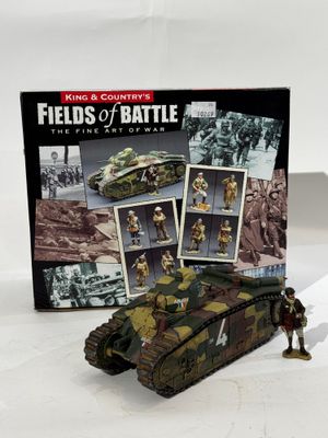 Flames of War - Livre « Field of Battle » et char miniature