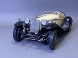 a model of a car that is sitting on a table
