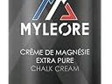 un flacon de pâte de craie « Mylecore Crème de Magnise » sur fond blanc